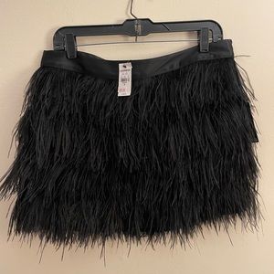 Express Feather Skirt